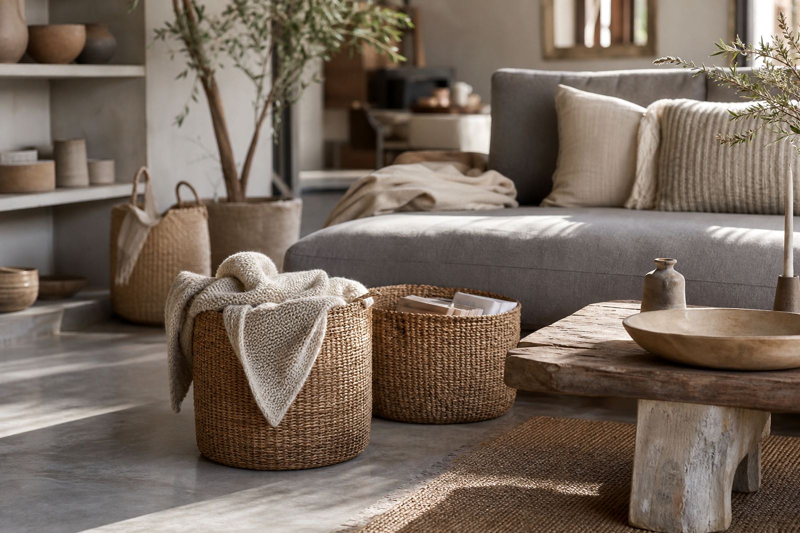 Using Baskets Home