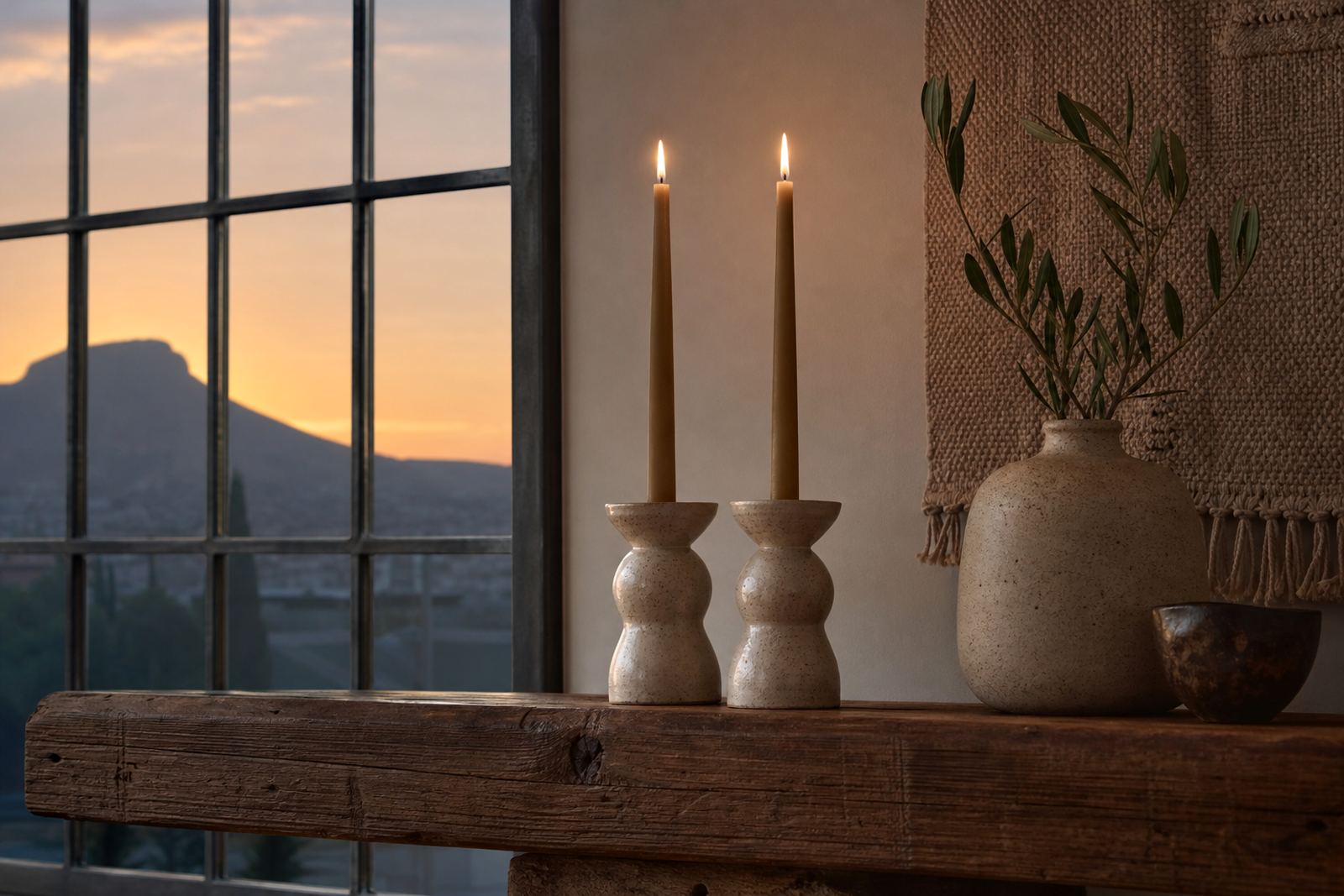 Ceramic Candlesticks